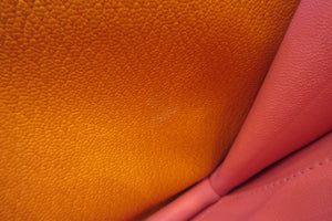 HERMES／エルメス コンスタンス3 ミニ ヴェルソ シェーブル オレンジ/ローズアザレ U刻印 ショルダーバッグ 700030122