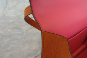 HERMES／エルメス コンスタンス3 ミニ ヴェルソ シェーブル オレンジ/ローズアザレ U刻印 ショルダーバッグ 700030122