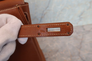 HERMES／エルメス ケリー32 クシュベル ゴールド 〇Y刻印 ショルダーバッグ 700090060
