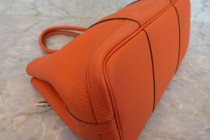 HERMES／エルメス ガーデンパーティTPM ネゴンダ オレンジポピー A刻印 トートバッグ 700020211