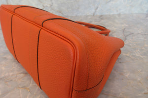 HERMES／エルメス ガーデンパーティTPM ネゴンダ オレンジポピー A刻印 トートバッグ 700020211