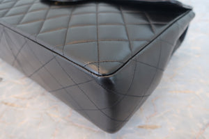 CHANEL/シャネル 中マトラッセシングルフラップチェーンショルダーバッグ ラムスキン ブラック/ゴールド金具 ショルダーバッグ 700070307