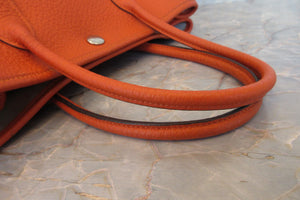 HERMES／エルメス ガーデンパーティTPM ネゴンダ オレンジポピー A刻印 トートバッグ 700020211