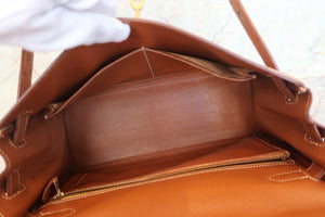 HERMES／エルメス ケリー32 クシュベル ゴールド 〇Y刻印 ショルダーバッグ 700090060