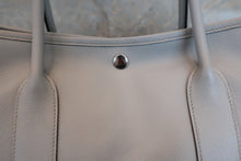 将图片加载到图库查看器，HERMES GARDEN PARTY PM Epsom leather Blue glacier A刻印 Tote bag 600080053
