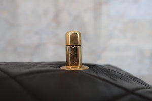 CHANEL/シャネル ミニマトラッセシングルフラップチェーンショルダーバッグ ラムスキン ブラック/ゴールド金具 ショルダーバッグ 700060272