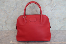 Load image into Gallery viewer, HERMES／BOLIDE 31 Clemence leather Rouge casaque T Engraving Shoulder bag 600090134
