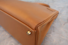 將圖片載入圖庫檢視器 HERMES／エルメス ケリー32 アルデンヌ ナチュラル ○X刻印 ショルダーバッグ 800060168
