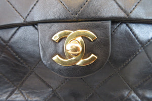 CHANEL Mini Matelasse single flap chain shoulder bag Lambskin Black/Gold hadware Shoulder bag 700010165