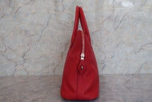 将图片加载到图库查看器，HERMES／BOLIDE 31 Clemence leather Rouge casaque T刻印 Shoulder bag 600090134
