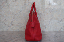 将图片加载到图库查看器，HERMES／BOLIDE 31 Clemence leather Rouge casaque T刻印 Shoulder bag 600090134
