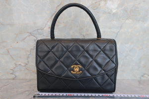 CHANEL/シャネル マトラッセハンドバッグ ラムスキン ブラック/ゴールド金具 ハンドバッグ 700060299