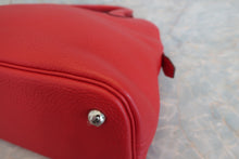 将图片加载到图库查看器，HERMES／BOLIDE 31 Clemence leather Rouge casaque T刻印 Shoulder bag 600090134
