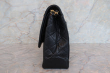 画像をギャラリービューアに読み込む, CHANEL/シャネル パリ限定マトラッセダブルフラップチェーンショルダーバッグ ラムスキン ブラック/ゴールド金具 ショルダーバッグ 700070310
