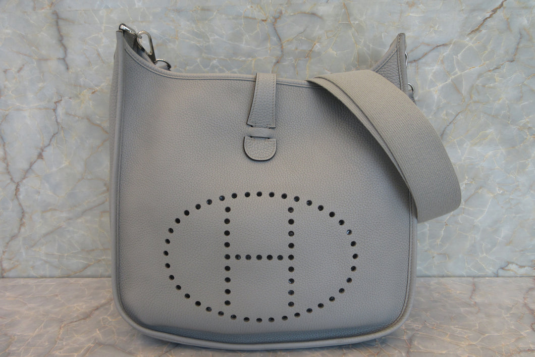 HERMES／エルメス エブリン3GM トリヨンクレマンス グリムエット X刻印 ショルダーバッグ 700050264