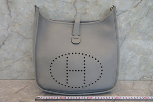 HERMES／エルメス エブリン3GM トリヨンクレマンス グリムエット X刻印 ショルダーバッグ 700050264