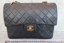 将图片加载到图库查看器，CHANEL/香奈儿 CF 双盖 双链 肩背包 羊皮 Black/Gold hadware(黑色/金色金属) 肩背包 600080064
