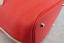 將圖片載入圖庫檢視器 HERMES／エルメス ピコタンロックタッチＭＭ トリヨンクレマンス/ヴォースイフト ルージュトマト/ローズエグランタイン X刻印 ハンドバッグ 800060171
