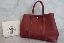 Load image into Gallery viewer, HERMES GARDEN PARTY TPM Negonda leather Rouge H □N Engraving Tote bag 600090137
