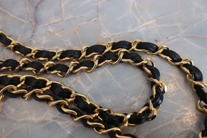 CHANEL/シャネル マトラッセチェーンショルダーバッグ ラムスキン ブラック/ゴールド金具 ショルダーバッグ 700070308