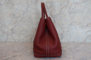 HERMES GARDEN PARTY TPM Negonda leather Rouge H □N刻印 Tote bag 600090137