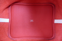 將圖片載入圖庫檢視器 HERMES／エルメス ピコタンロックタッチＭＭ トリヨンクレマンス/ヴォースイフト ルージュトマト/ローズエグランタイン X刻印 ハンドバッグ 800060171
