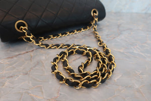 CHANEL/香奈儿 CF 双盖 双链 肩背包 羊皮 Black/Gold hadware(黑色/金色金属) 肩背包 600080064