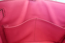 Load image into Gallery viewer, HERMES KELLY 28 Chevre myzore goatskim Fuschia pink □J Engraving Shoulder bag 800040161
