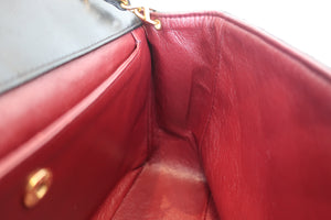CHANEL/シャネル マトラッセチェーンショルダーバッグ ラムスキン ブラック/ゴールド金具 ショルダーバッグ 700070308
