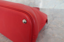 将图片加载到图库查看器，HERMES BOLIDE 35 Clemence leather Rouge garance □I刻印 Hand bag 700120219
