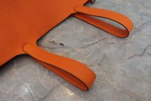 將圖片載入圖庫檢視器 HERMES／エルメス ピコタンＭＭ トリヨンクレマンス オレンジ ハンドバッグ 800060141
