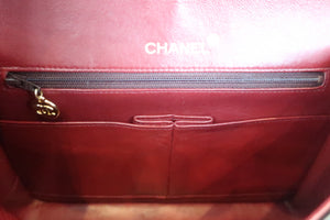 CHANEL Matelasse double flap double chain shoulder bag Lambskin Black/Gold hadware Shoulder bag 600050111