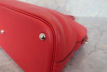 将图片加载到图库查看器，HERMES BOLIDE 35 Clemence leather Rouge garance □I刻印 Hand bag 700120219
