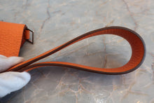 將圖片載入圖庫檢視器 HERMES／エルメス ピコタンＭＭ トリヨンクレマンス オレンジ ハンドバッグ 800060141
