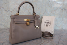 画像をギャラリービューアに読み込む, HERMES／エルメス ケリー25 ヴォースイフト トゥルティエールグレー C刻印 ショルダーバッグ 800090094
