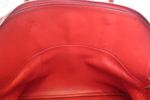 将图片加载到图库查看器，HERMES BOLIDE 35 Clemence leather Rouge garance □I刻印 Hand bag 700120219
