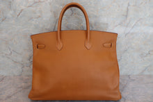 将图片加载到图库查看器，HERMES BIRKIN 40 Ardennes leather Natural □B刻印 Hand bag 600090142
