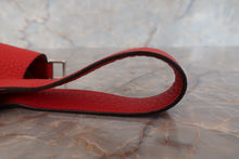 Load image into Gallery viewer, HERMES PICOTIN LOCK PM Clemence leather Rouge tomate A Engraving Hand bag 700110151
