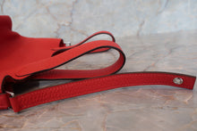 Load image into Gallery viewer, HERMES PICOTIN LOCK PM Clemence leather Rouge tomate A Engraving Hand bag 700110151
