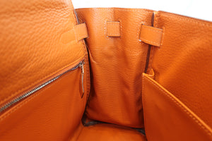 HERMES／エルメス ケリー28 トリヨンクレマンス オレンジ □H刻印 ショルダーバッグ 700030093