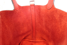 Load image into Gallery viewer, HERMES PICOTIN LOCK PM Clemence leather Rouge tomate A Engraving Hand bag 700110151
