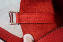 Load image into Gallery viewer, HERMES PICOTIN LOCK PM Clemence leather Rouge tomate A Engraving Hand bag 700110151
