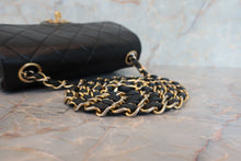 画像をギャラリービューアに読み込む, CHANEL/シャネル ミニマトラッセシングルフラップチェーンショルダーバッグ ラムスキン ブラック/ゴールド金具 ショルダーバッグ 700060276
