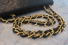 画像をギャラリービューアに読み込む, CHANEL/シャネル デカマトラッセシングルフラップチェーンショルダーバッグ ラムスキン ブラック/ゴールド金具 ショルダーバッグ 800010185
