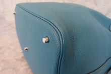 將圖片載入圖庫檢視器 HERMES／エルメス ピコタンロックGM トリヨンクレマンス ブルージーン □P刻印 ハンドバッグ 700020219
