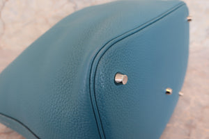HERMES／エルメス ピコタンロックGM トリヨンクレマンス ブルージーン □P刻印 ハンドバッグ 700020219