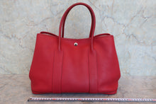 将图片加载到图库查看器，HERMES GARDEN PARTY ＰＭ Negonda leather Rouge casaque □Q刻印 Tote bag 800080197
