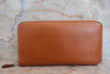画像をギャラリービューアに読み込む, HERMES／エルメス アザップロング シルクイン ヴォーエプソン/シルク コニャック X刻印 財布 700050128

