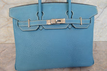 画像をギャラリービューアに読み込む, HERMES／エルメス バーキン30 トゴ ブルージーン □H刻印 ハンドバッグ 700100076
