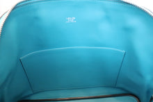 将图片加载到图库查看器，HERMES／BOLIDE 1923 Swift leather Turquoise blue □K刻印 Hand bag 600060142
